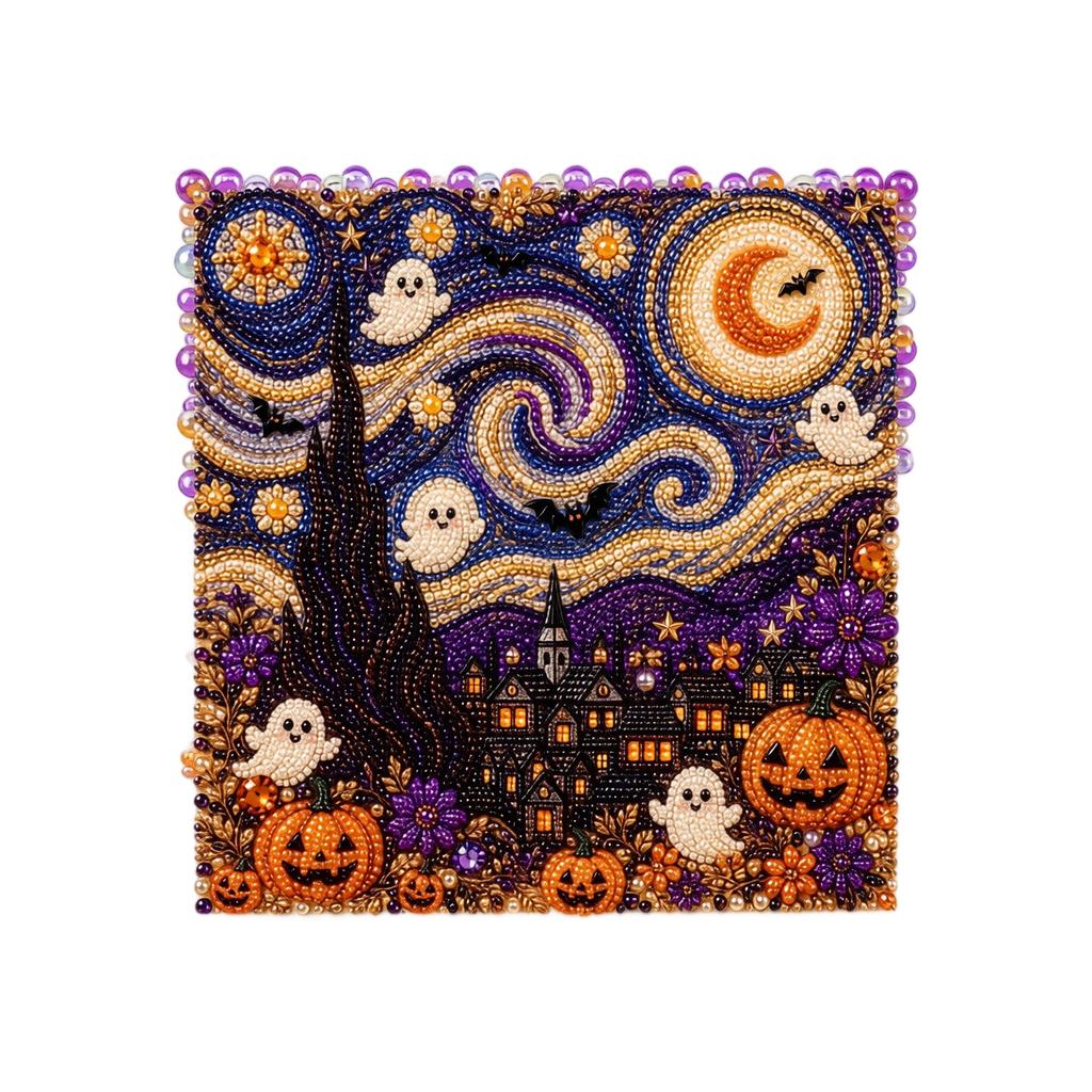 Acrylic Halloween Night Wall Panel for Home Bedroom Living Room Decor