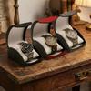 Single Watch Watch Case Vintage Leather Wristwatches Box Luxury Watch Storage Organizer  Travel Use