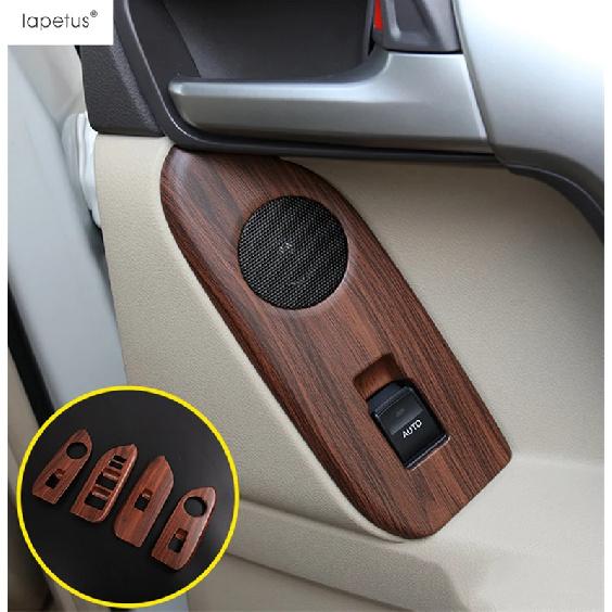 Armrest Window Glass Lift Button Panel Cover Trim For Toyota Land Cruiser Prado FJ150 150 2010 -  ABS Interior Accessories