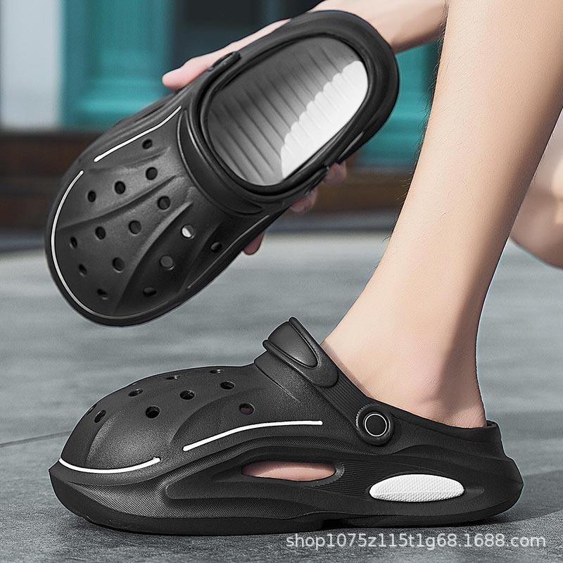 Summer Women's New Hole Shoes Platform Non-slip Lightweight Cute Versatile Trend Beach Can Be