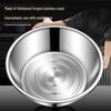 Food-Grade Stainless Steel Round Kitchen Basin