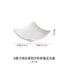 Solid Color Ceramic Plates, Rectangular Angled Plates, Dessert Plates, Specialty Restaurant Atmosphere Dishes, Kitchen Utensils