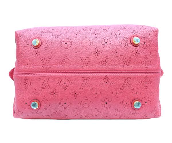LOUIS VUITTON 2011 model M93813 Mahina Galatea PM Handbag Shoulder bag Gruner (Red)Used