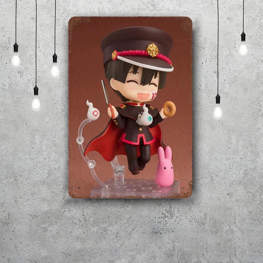 Hanako Kun Retro Vintage Tin Sign Poster Decorative Plaque Metal Plate Wall Decor