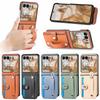 Wristband Ring Design Phone Cover Woven Pattern Card Holder PU Leather Shockproof Anti-Drop Adjustable Case Mobile Phone Cases