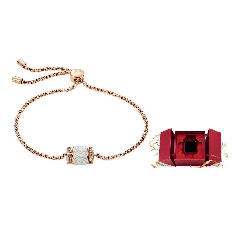 Emporio Armani Fashion Beaded Waist Chain Bracelet Women bracelet EGS2829221
