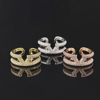 Light Luxury Adjustable European-American Ring for Women - Classic Design R8412