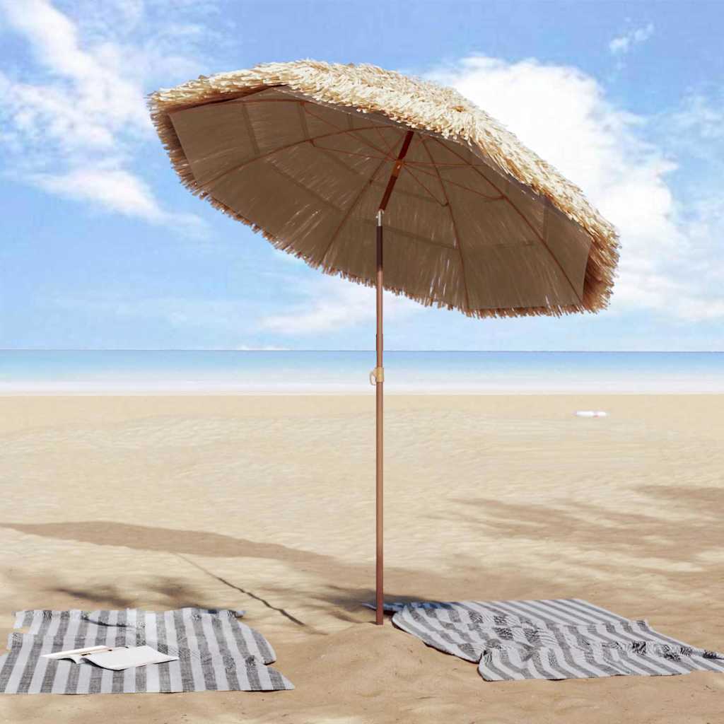 Garden Sun Umbrella Natural 160 X 160 X 196 Cm