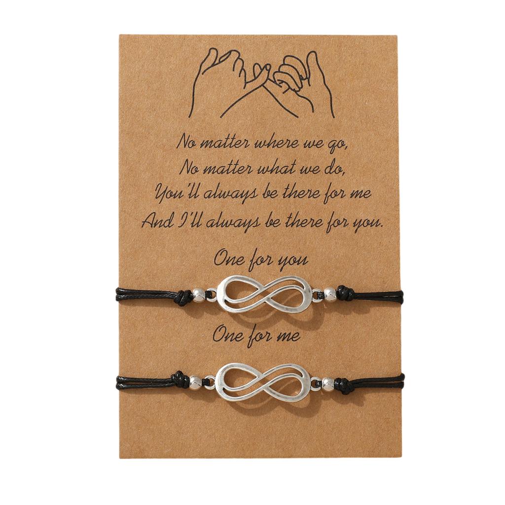 1 Pair Handmade Friendship Bracelets Rope Bracelets Set Adjustable Cotton Anklets Unisex Bracelet for Any Occasion