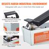 Air Hydraulic Pump, 10,000 PSI 1/2 Gal Reservoir, NPT 3/8" Oil Outlet, NPT 1/4" Inlet, 6.6 Ft Pipe, Foot Actuated Hydraulic Pump Air Treadle for Auto