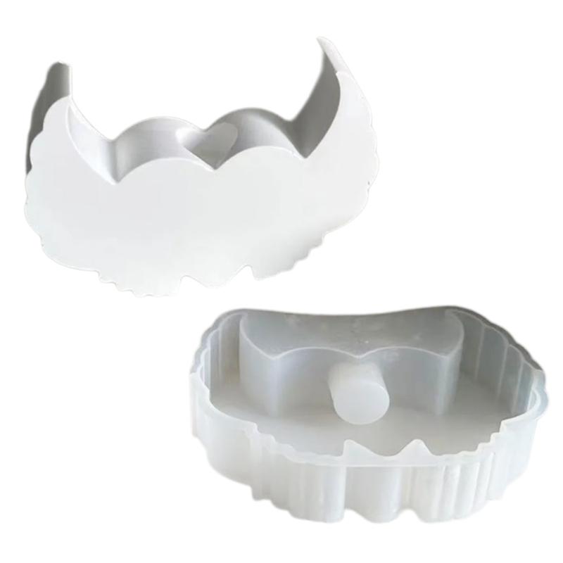 Candlestick Silicone Mold Candle Stand Mould Butterfly/Heart/Clovers Candle Holder Gypsum Molds Home Decorations Mould