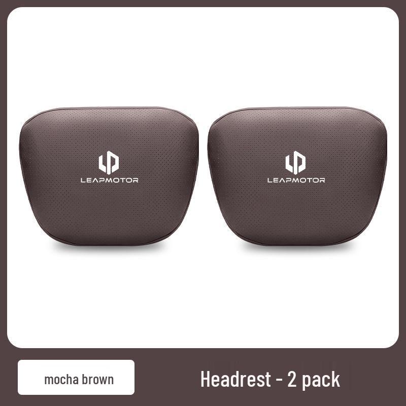 Suporte Lombar para Bancos de Carro Leapmotor T03/C11/C01/C16/C10 - Conforto de Alta Qualidade e Proteção da Cintura Encosto de Cabeça