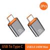 USB 3.0 Type-C Data Adapter Type C 10A OTG USB C Male To USB Female Converter For Macbook Xiaomi Samsung S20 Fast OTG Connector