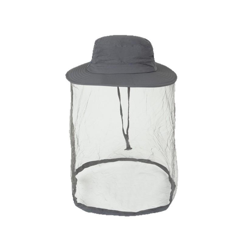 Sommar Utomhus Solskyddshatt Meshmask UV Solhatt Myggbett Fiskehatt Andningsbar Fiskarhatt