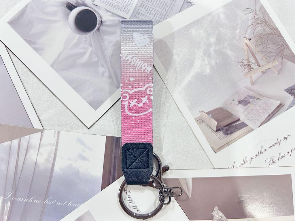 Creative Starry Sky Bear Leather Keychain Pendant