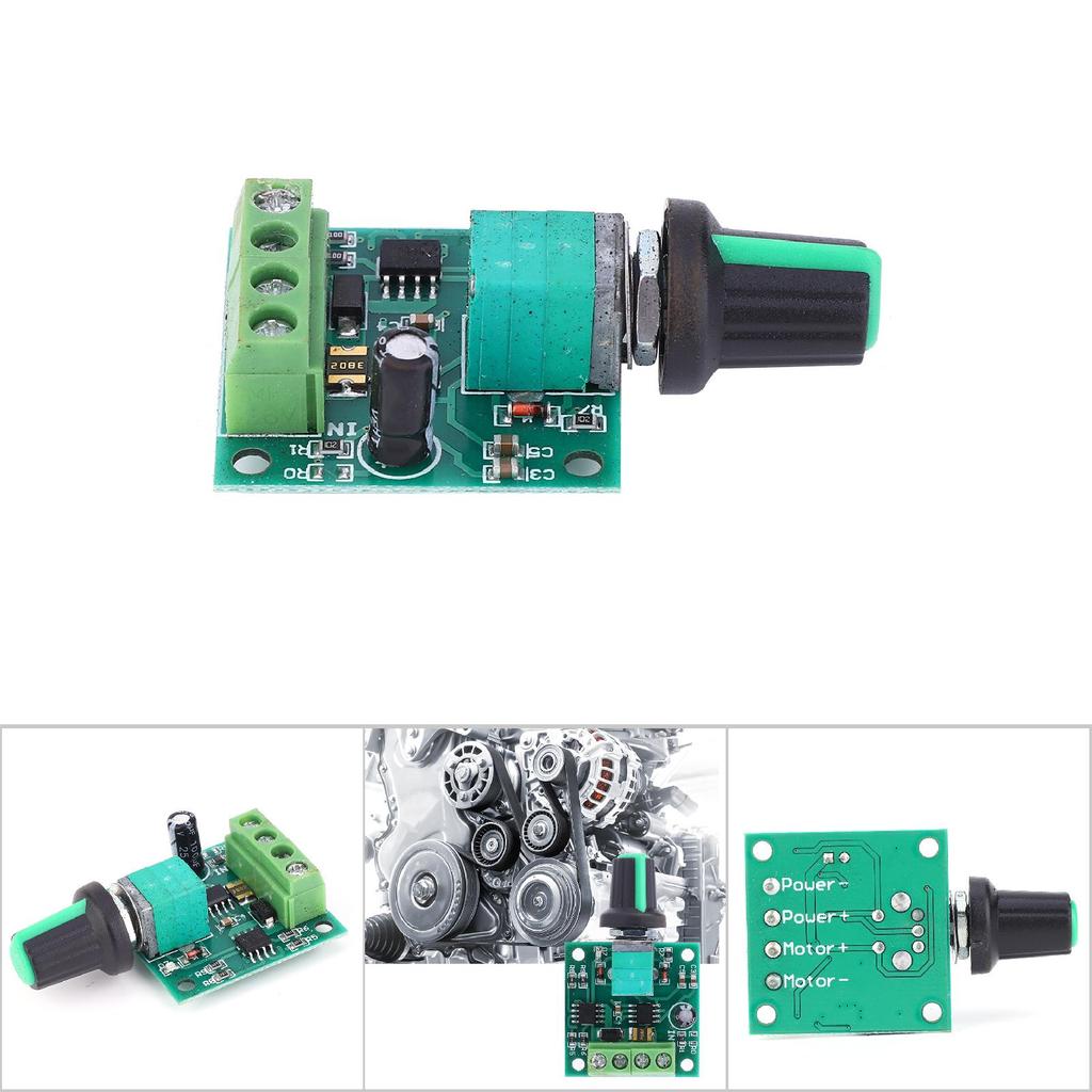 בקר מהירות מנוע DC PWM 1.8 15VDC 1803BK בקר ויסות מנוע 30W