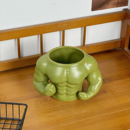 Kubek tematyczny fitness Mięśniak Kubek do kawy Duża pojemność Ceramiczna butelka na wodę Nowatorski prezent dla miłośników siłowni Urodziny Prezent dla par