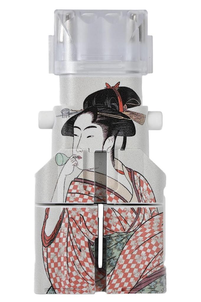 ROAD WARRIOR GoCon Plug for International Series Blowing Glass Multi-Conversion Use, Ukiyo-e RW101WH-XX (Geisha (Girl Drum))