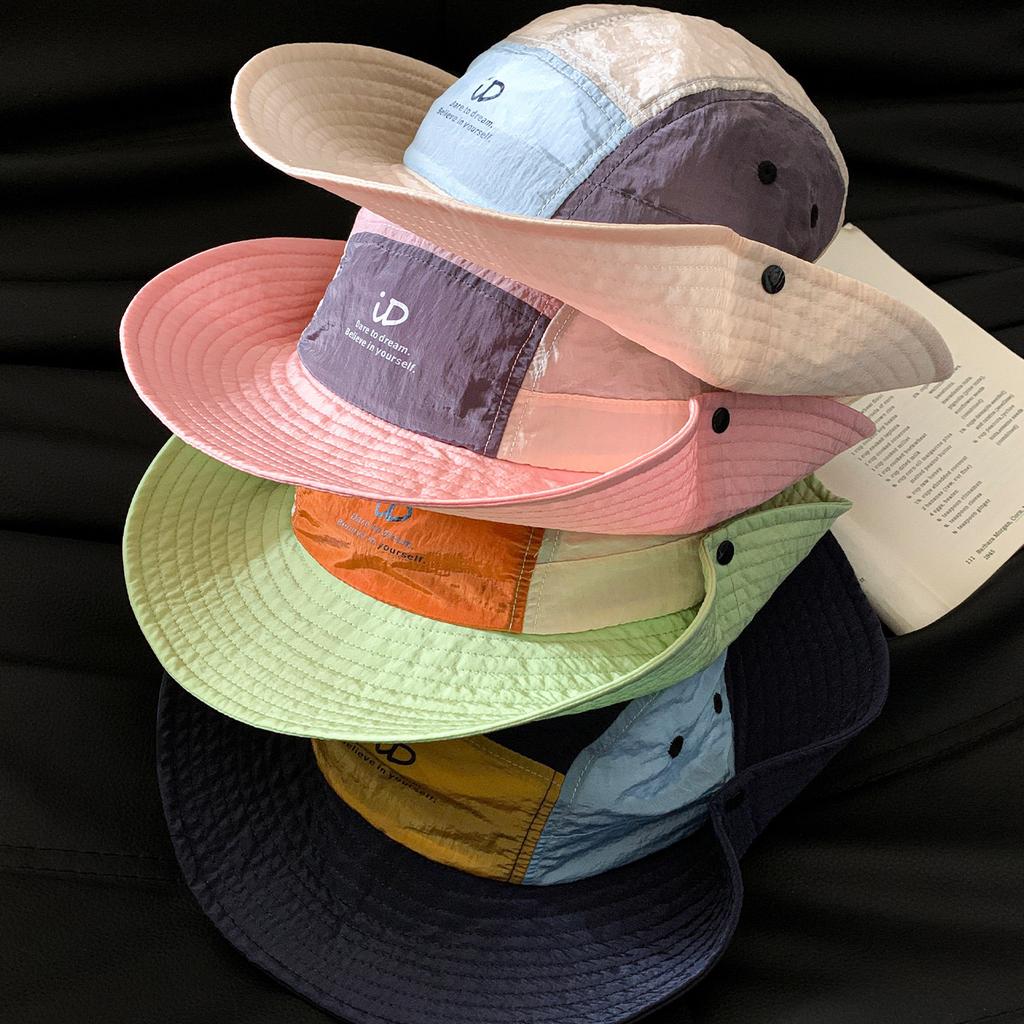 Japanese-style retro mountain-style quick-dry fisherman hat for women, suitable for outdoor hiking, mountaineering, and fishing, makes the face look