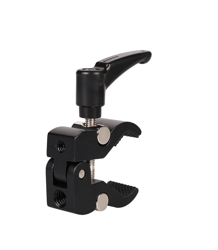 Large Crab Claw Metal Q-Type Fixing Clip: Universal Clamp for Magic Arm & Photography Equipment