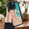 Phone Case: 2D Flat Design, Fits iPhone 13 Pro To 18, Stackable Protective Case, Beach Shell and Starfish, Christmas and Halloween Gift