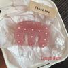 Koreanischer Eleganter Kürbisbogen Polka Dot Haarspange - Groß, Cremige Texturierte Hochsteckfrisur-Accessoire