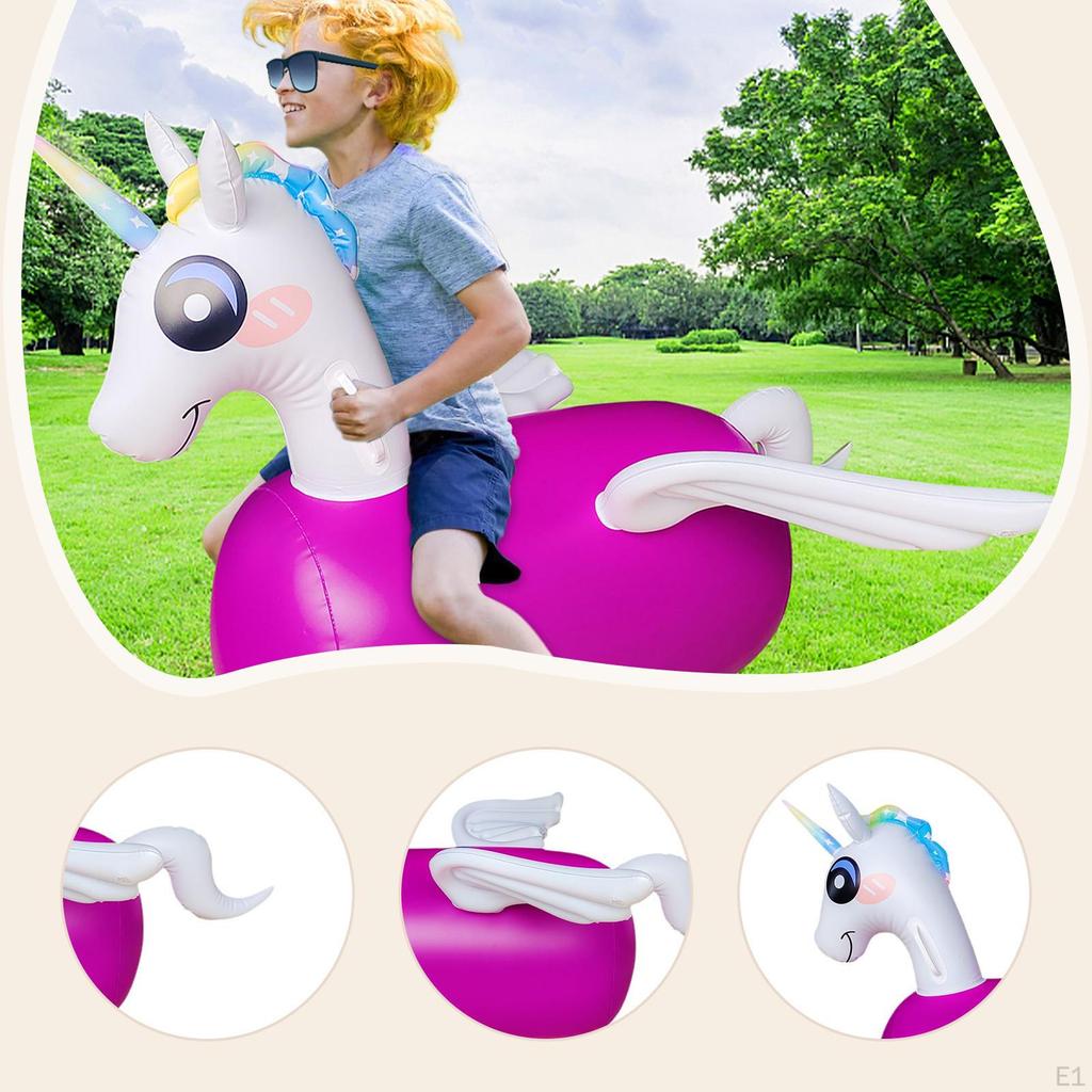 Bouncy Toy, Inflatable Riding Hopping Ride On, Practical, S Jumping Toys, Boys Girls for Park,