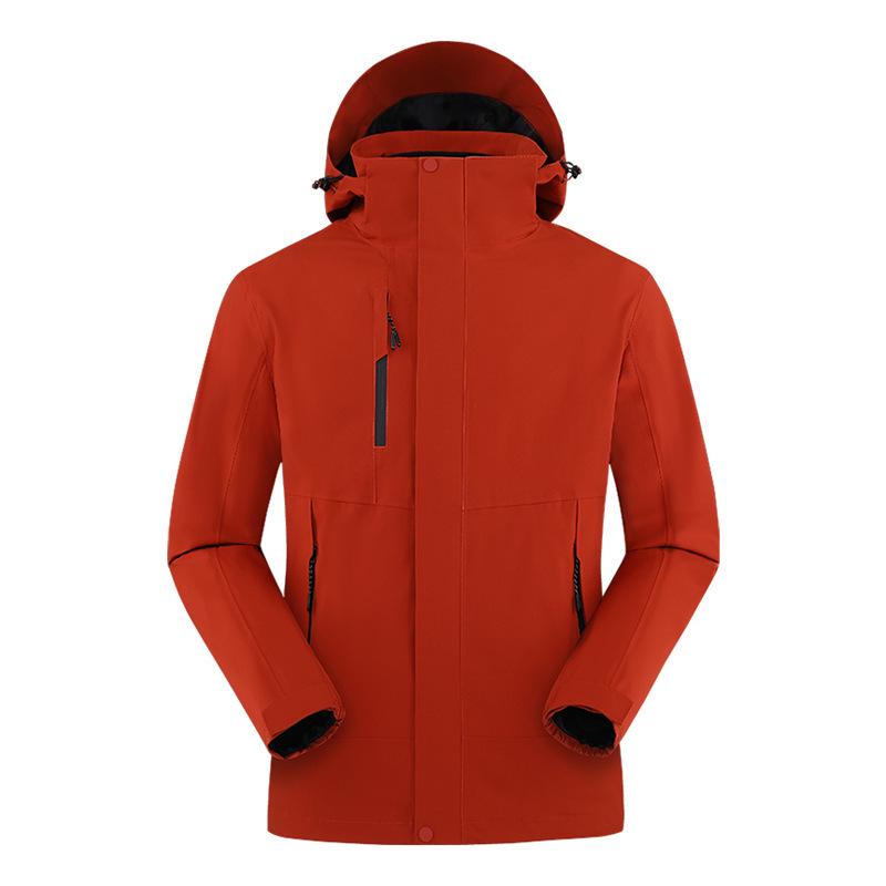 Custom Three-in-One Expedition Suit: New Autumn/Winter Style, Fully Sealed Two-Piece Set with Embroidered Logo