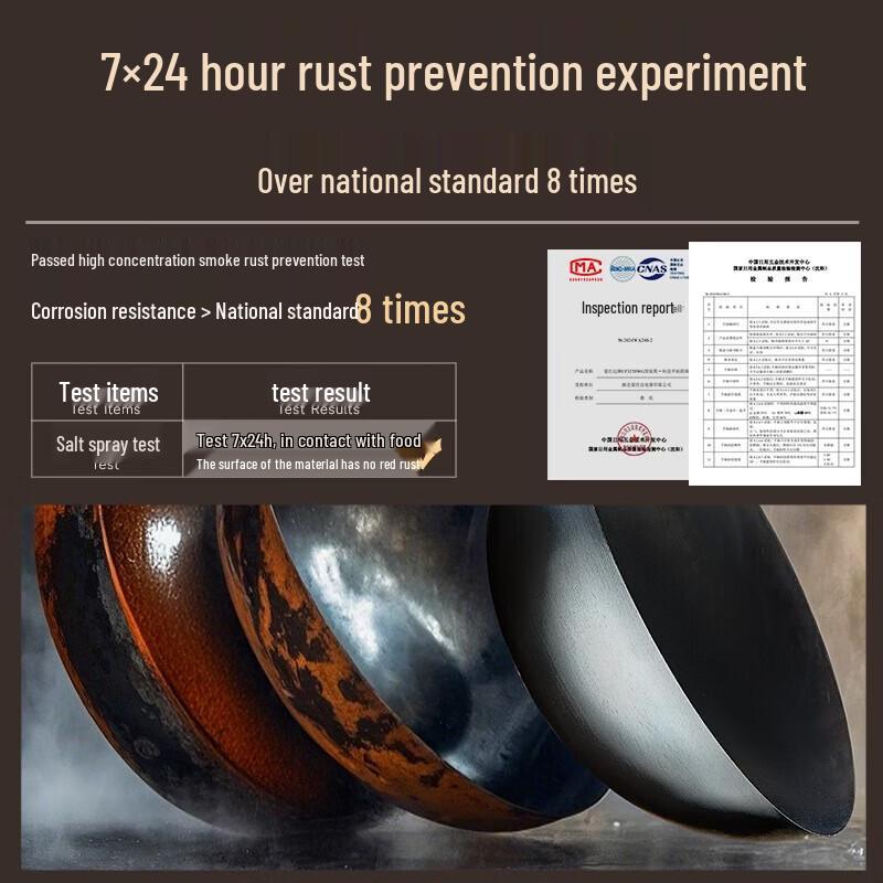 ASD Titanium Iron Non-stick Wok, 32cm