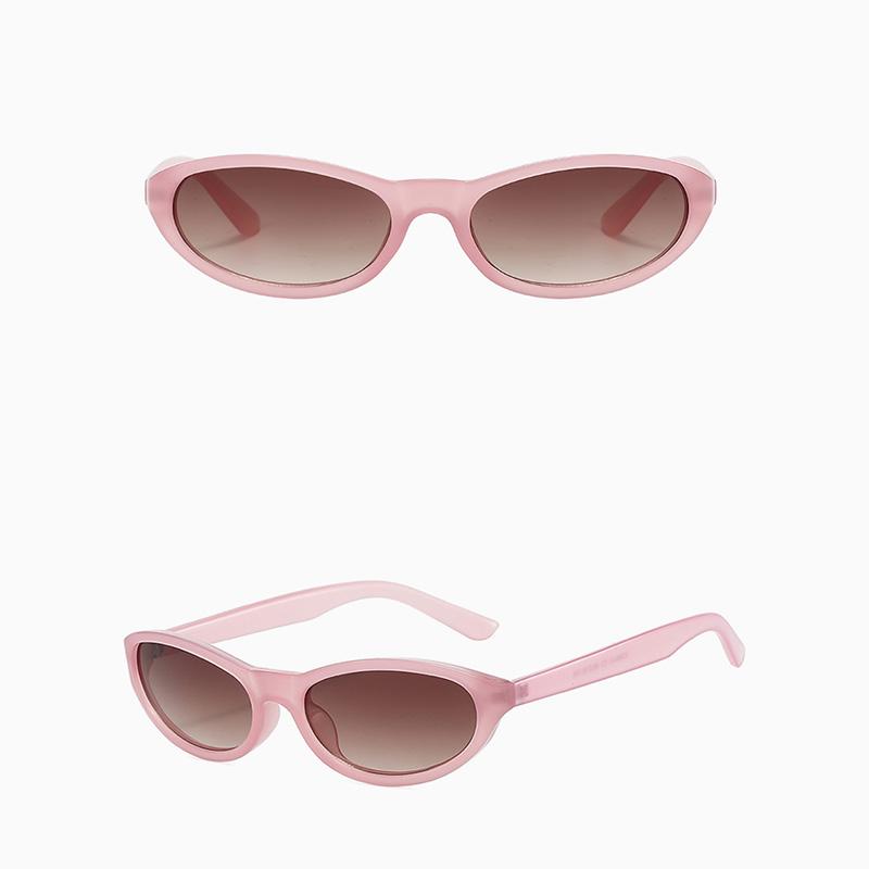 Retro Oval Small Frame Fashion Outdoor UV Protection Sunglasses For Women