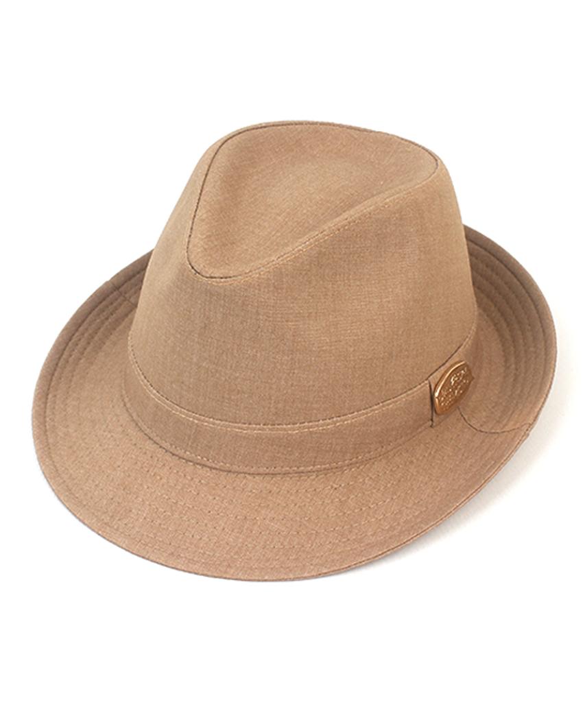 Yunibeosyeolkemiseuteuli Bu Beige Cotton Fedora Fedora