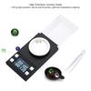 High Precision 0.001G Jewelry Pocket Scale Digital Carat Diamond Milligram Weighing Balance For Ingredients And Gems