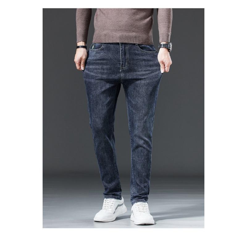 

DIMANAF 2023 Большие размеры, осенние джинсы, длинные брюки, синие, серые, мужские эластичные свободные винтажные повседневные брюки с высокой талией, базовые модные мужские брюки-шаровары