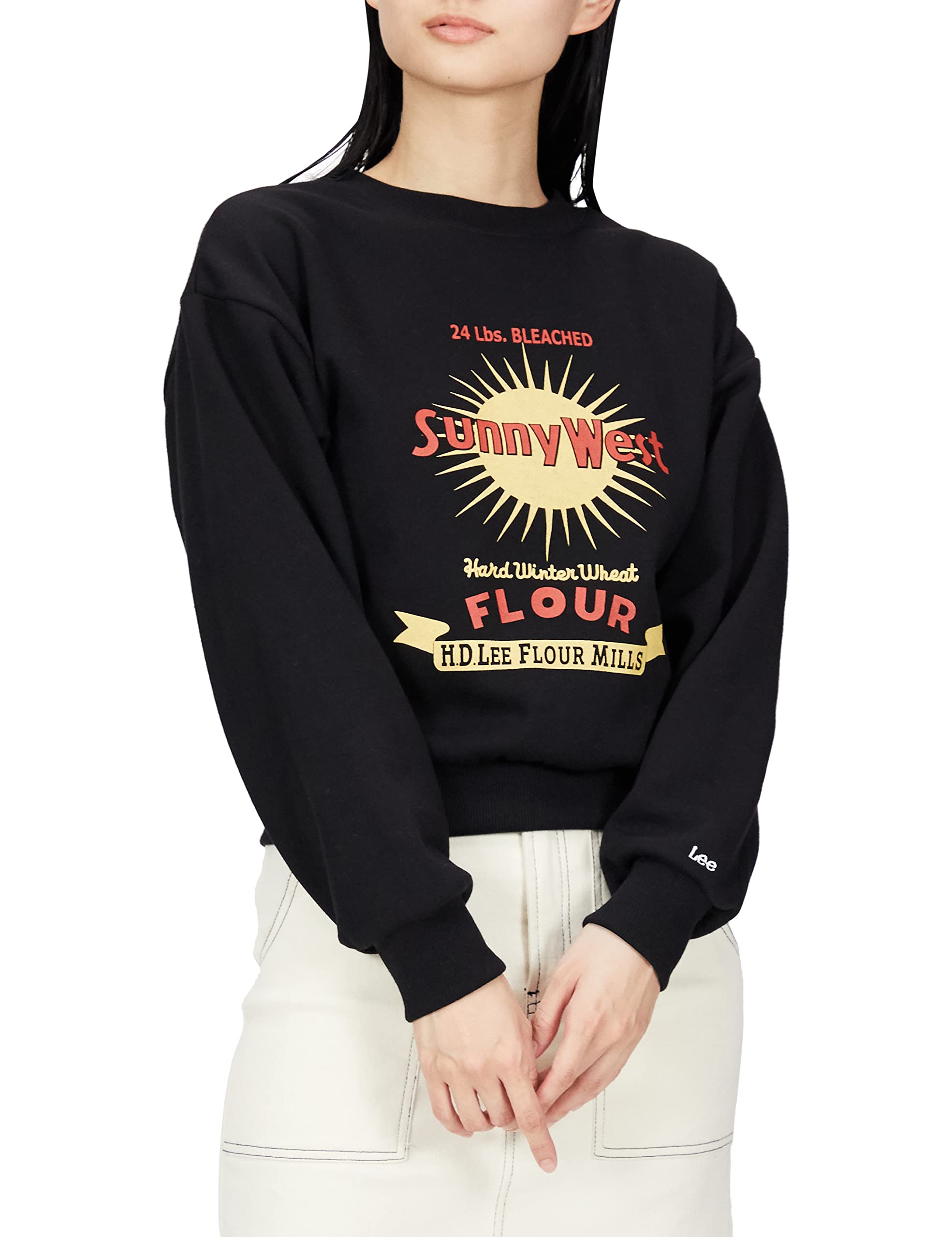 

Lee Official Colorful Size S Women s Sweatshirt, LT7130-376, Charcoal,