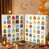 Paper Ramadan Advent Calendar Box 30 Empty Grid Gift Packaging Box Surprise Gift Box  Eid Party