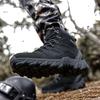 Large size non-slip and wear-resistant hiking shoes Hiking outdoor leisure high-top field training shoes Military boots