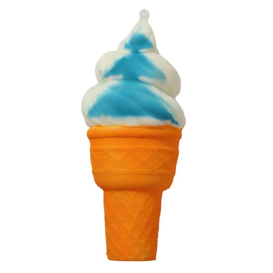 

Realistic Ice Cream Cone Squeeze Toy Slow-Rising PU Fidget for Stress Relief Soft Decompression Gadget for Kids Adults Portable Novelty Gift for синій