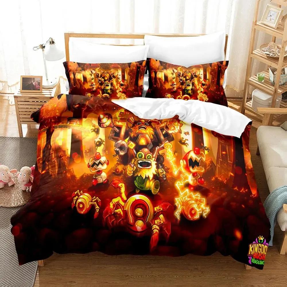 New Kingdom for Adults Boys Single Double Queen King Size Bed Cover Anime Bed ding Set Quilt Cover Pillowcase