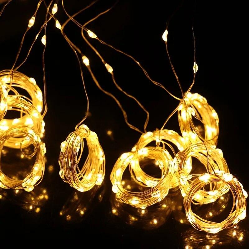 Weihnachtsbeleuchtung Vorhang Girlande Frohe Weihnachtsdekorationen für Zuhause Weihnachtsschmuck Weihnachtsgeschenke Navidad 2024 Neujahrsdekoration