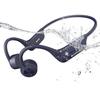 Voistek Bone Conduction Fully Waterproof Bluetooth Swimming Compatible with Caps and 32GB Internal 8 Hours of Continuous Wireless Headphones with Mic