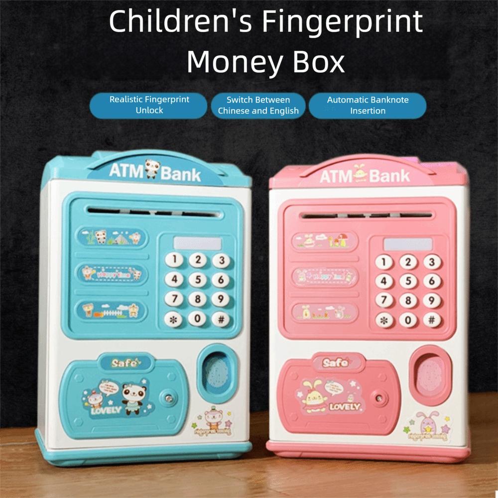 Cartoon ATM Password Bank Password Lock Electronic Bank Safe Box Coin Deposit Box Household