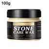 100G Marble Granite Stone Care Paste Stain Remover Shine Restorer Maintenance Wax For Quartz Tile Furniture Household Surface