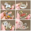 Get Rich Right Away, Alloy Year of the Horse Brooch, Light Luxury Women's Pin, Fashion Natal Year Brooch Jewelry