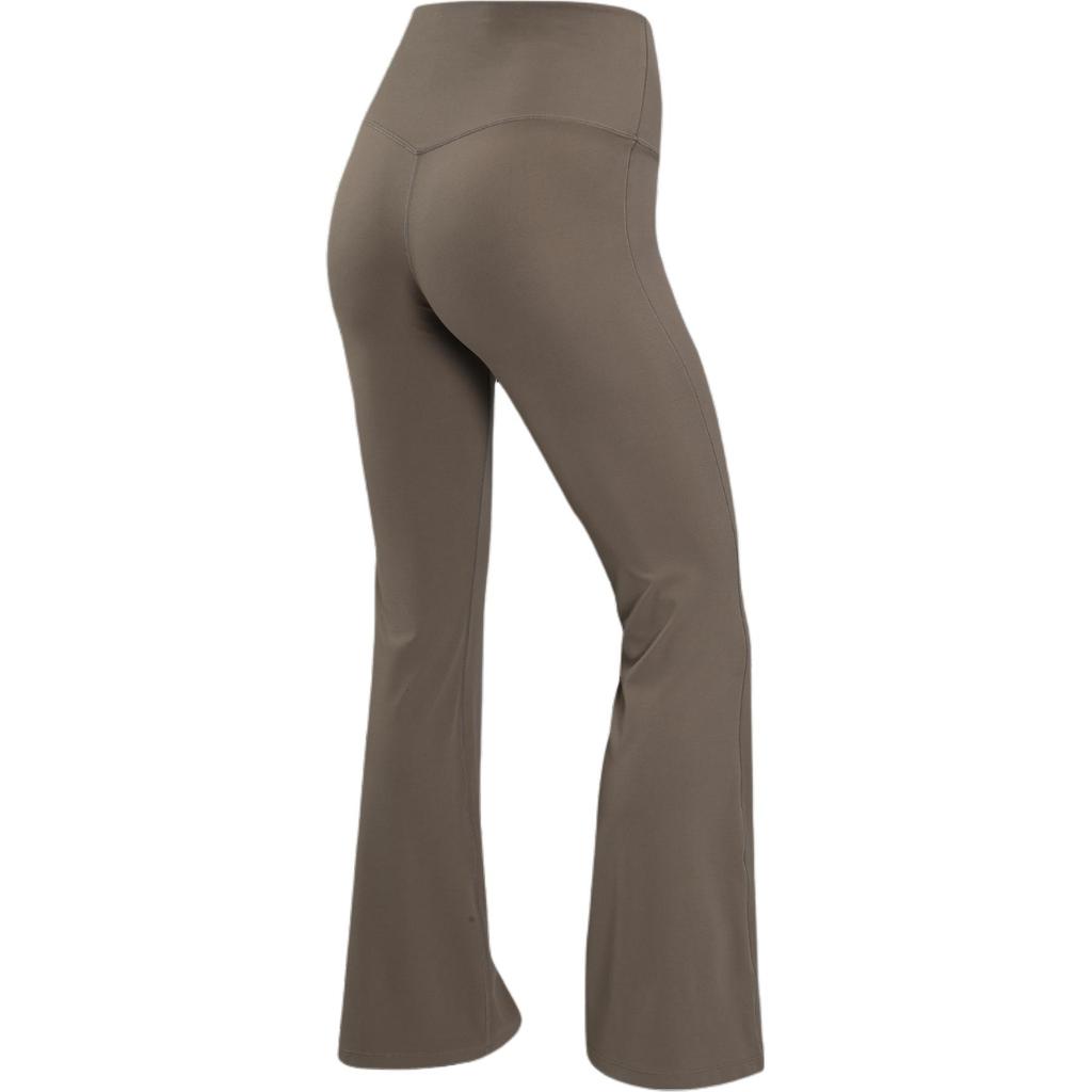 Nike Zenvy Dri-Fit High Waist Flared Slim Fit Sports Trousers Women Bottoms Brown Black FV7922-233