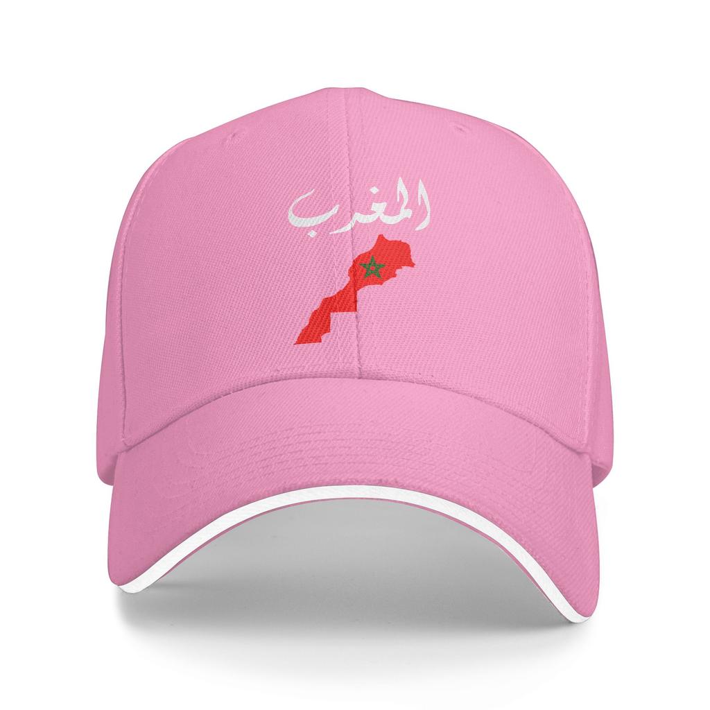 Morocco Flag Baseball Cap  Vintage Unisex Adult Trucker Hat SunProof Design Hiking Fishing Baseball Caps Birthday Present