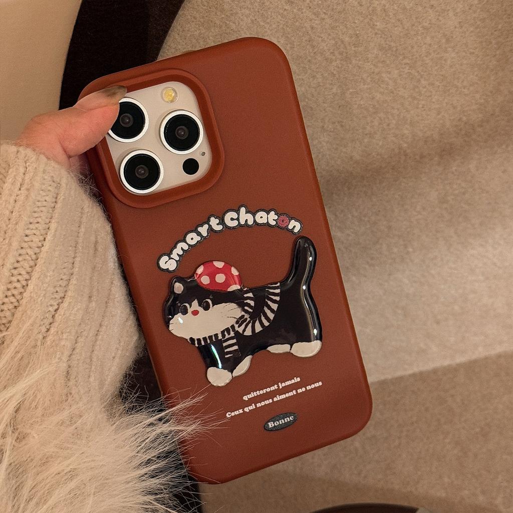 Autumn and Winter Couple Cartoon Small Animals Apple 16 Mobile Phone Case Iphone17 Suitable for 1315promax Soft Sleeve