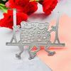 Seesaw Frog Metal Cutting Dies Scrapbooking Stencil Die Cuts Card Embossing DIY Photo Album Template Mold Decoration