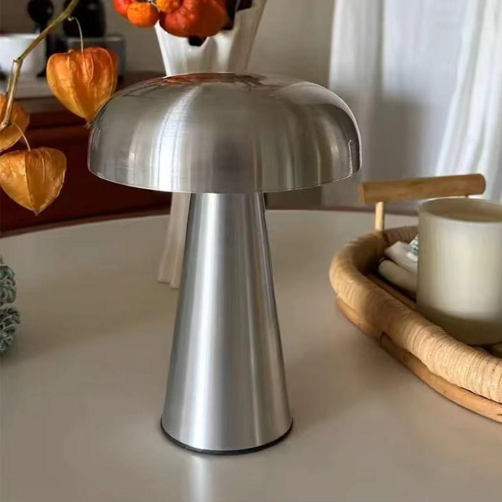 Dimming Bar Table Lamp Rechargeable Mushroom Lamp Creative LED Table Lamp  Bar