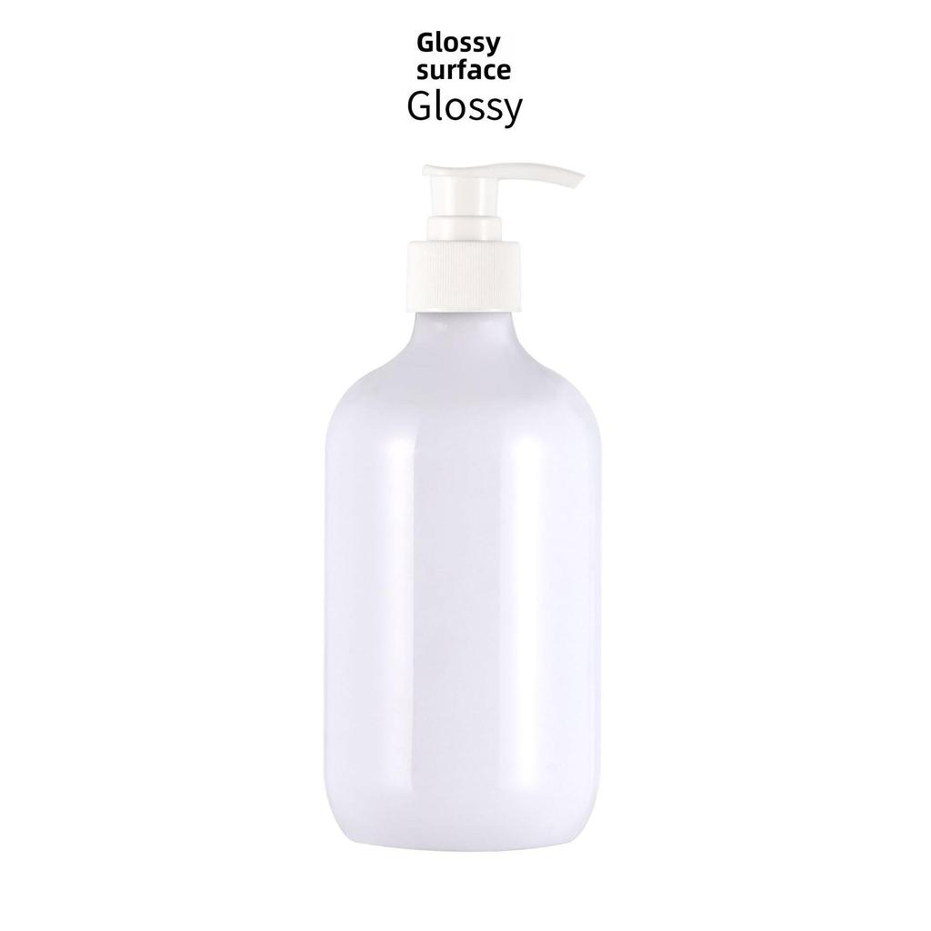 500ml Frosted PET Round Shoulder Shower Gel & Shampoo Bottle