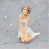 DIY Desktop Cake Decorating Flower Fairy with Wing Miniature Figurines Angel Ornament Garden Figurines Birthday Gifts Home Decor